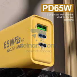 Fast Charger PD65+QC3.0