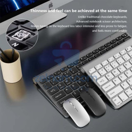 Thin Silent 2.4G Wireless Mouse & Keyboard