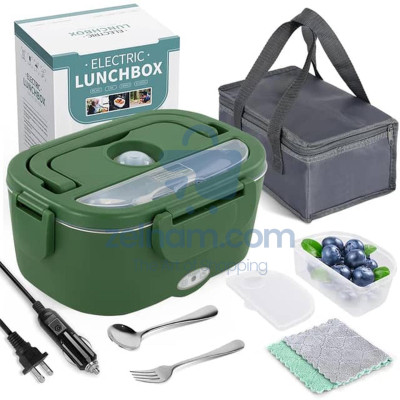 Portable 2 in 1 Food Warmer Electric Lunch Box
