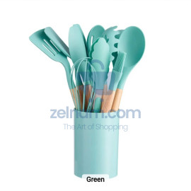 12 Set Pieces Silicone Cooking Utensils